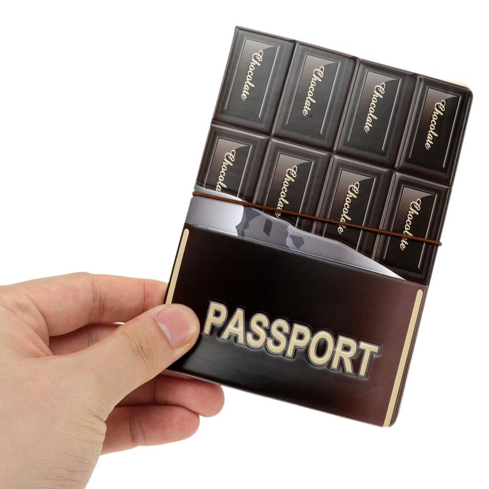 Chocolate Passport Holder Brown 1 Pc - Image 4