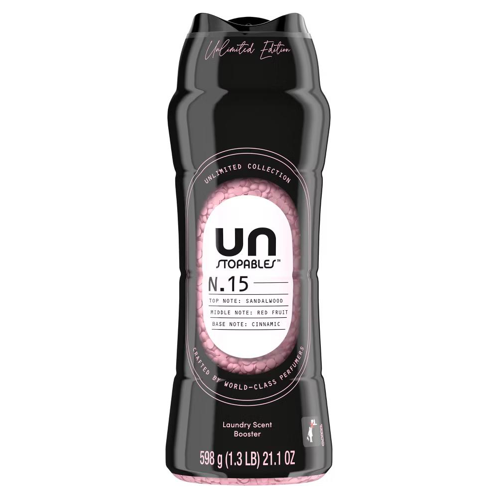 Unstopables Unlimited Collection In Wash Scent Booster Beads No. 15 Laundry Additives - Sandalwood Red Fruit Cinnamon - 21.1oz - Image 3