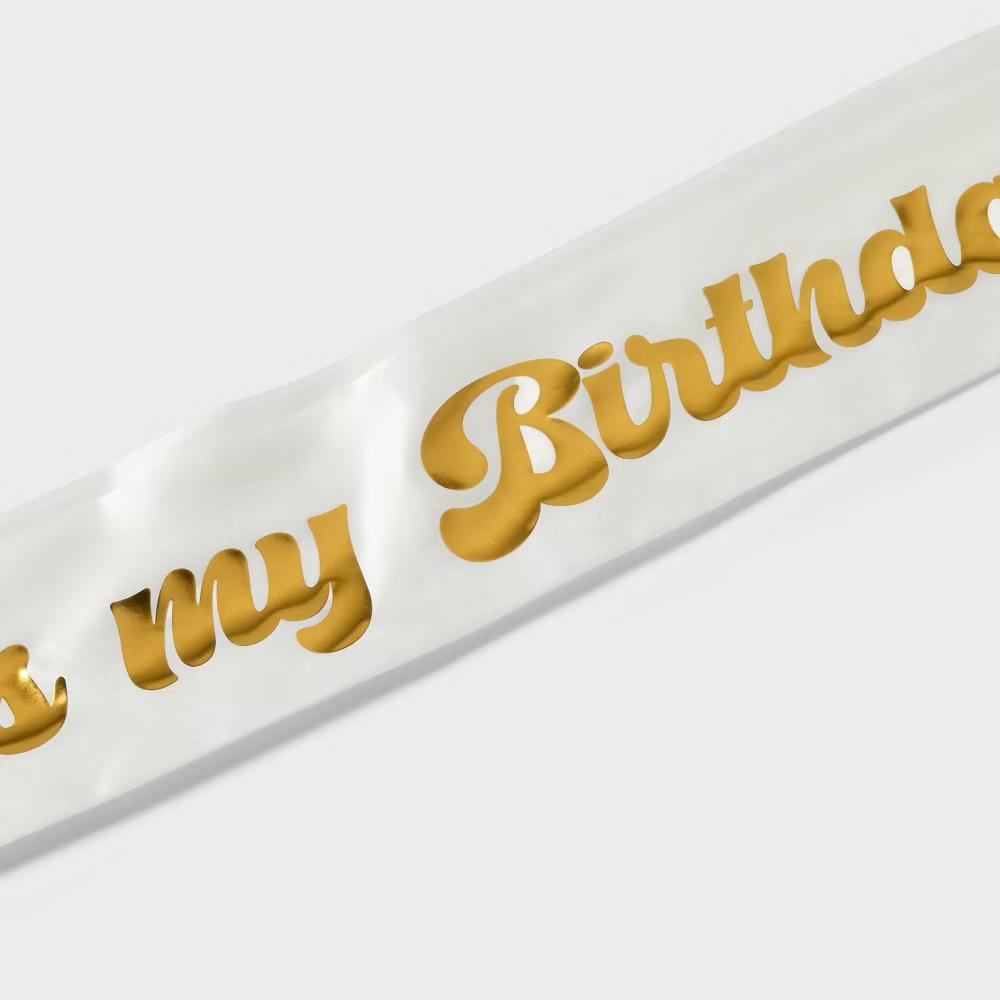"It's My Birthday" Wearable Party Sash - Image 2