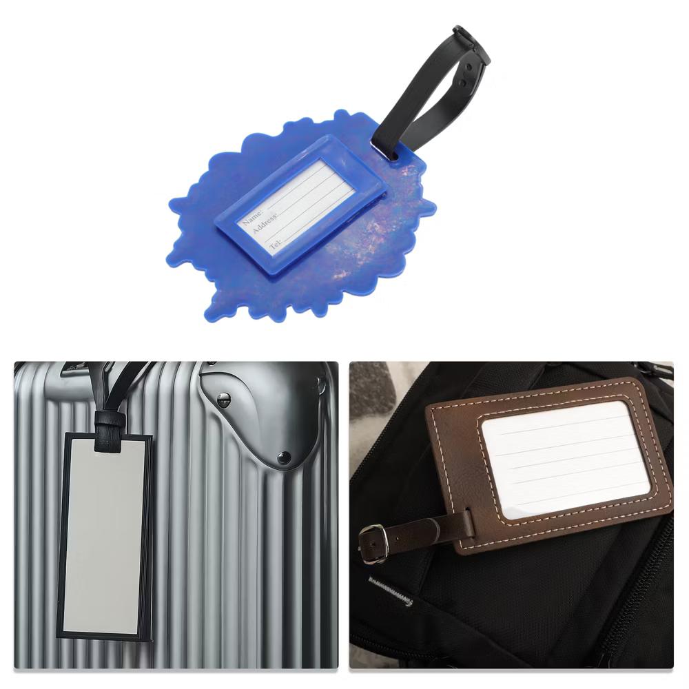 Planet Luggage Tag Blue 1 Pc - Image 3