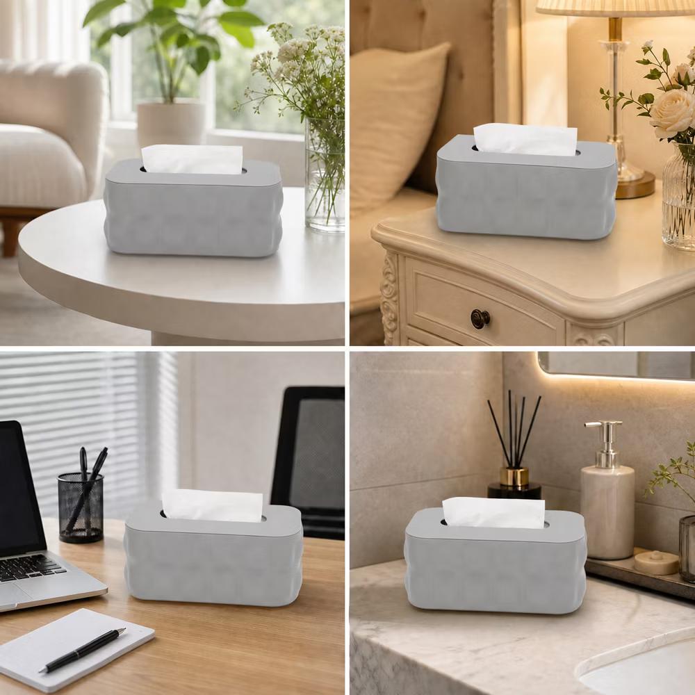 Textured Tissue Box Cover 1 Pc - Image 9