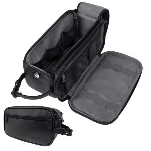 Toiletry Bag for Men, Travel Essentials Shaving Dopp Kit, Water Resistant Cosmetic Makeup Organizer Case
