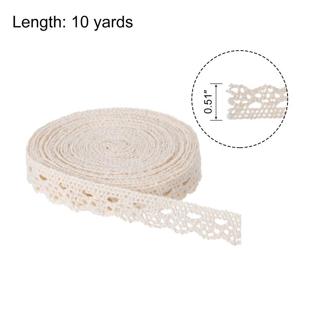Cotton Elastic Stretch Lace Decorative Ribbon - Image 3