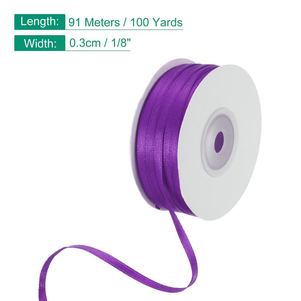 Silky Smooth Soft Shiny Fabric Ribbons - Image 19