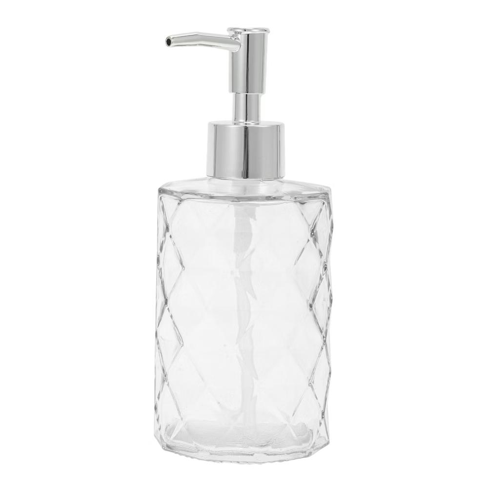 Durable Diamond-shaped Soap Dispenser 11.16oz 1 Pc
