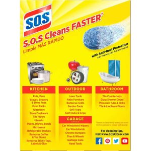 Steel Wool Soap Scouring Pads - 18ct