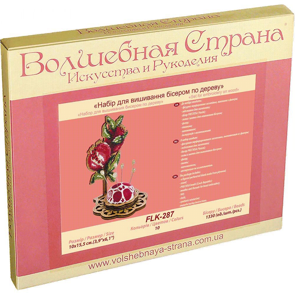 Crafts Bead embroidery kit on wood FLK-287 - Image 5