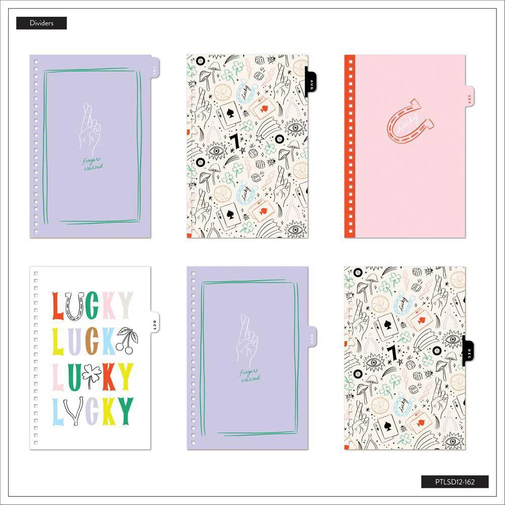 Happy Brands 6.3"x8.5" 2026-2027 Organized Lucky Day Small 12 Months Twin Loop Dated Student Planner - Image 6