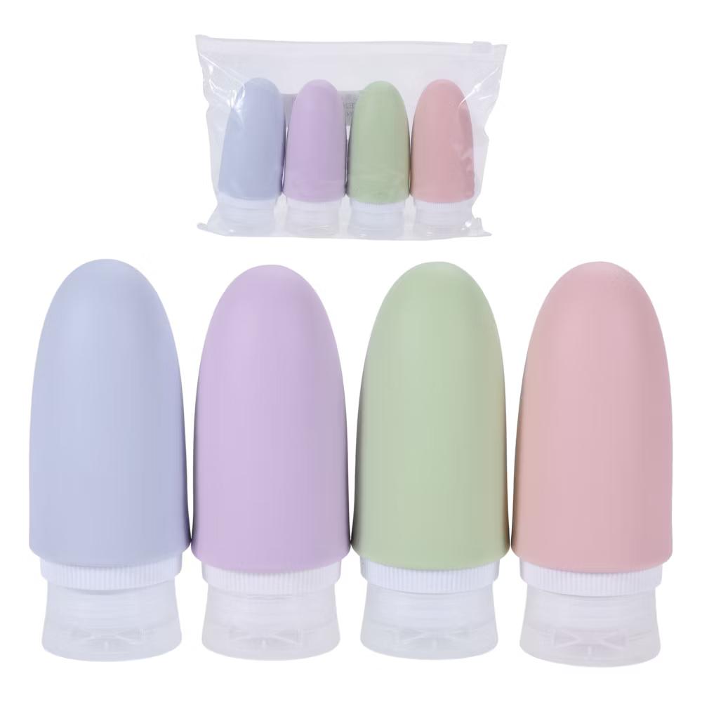 Refillable Silicone Travel Container Set 4 Pcs - Image 4