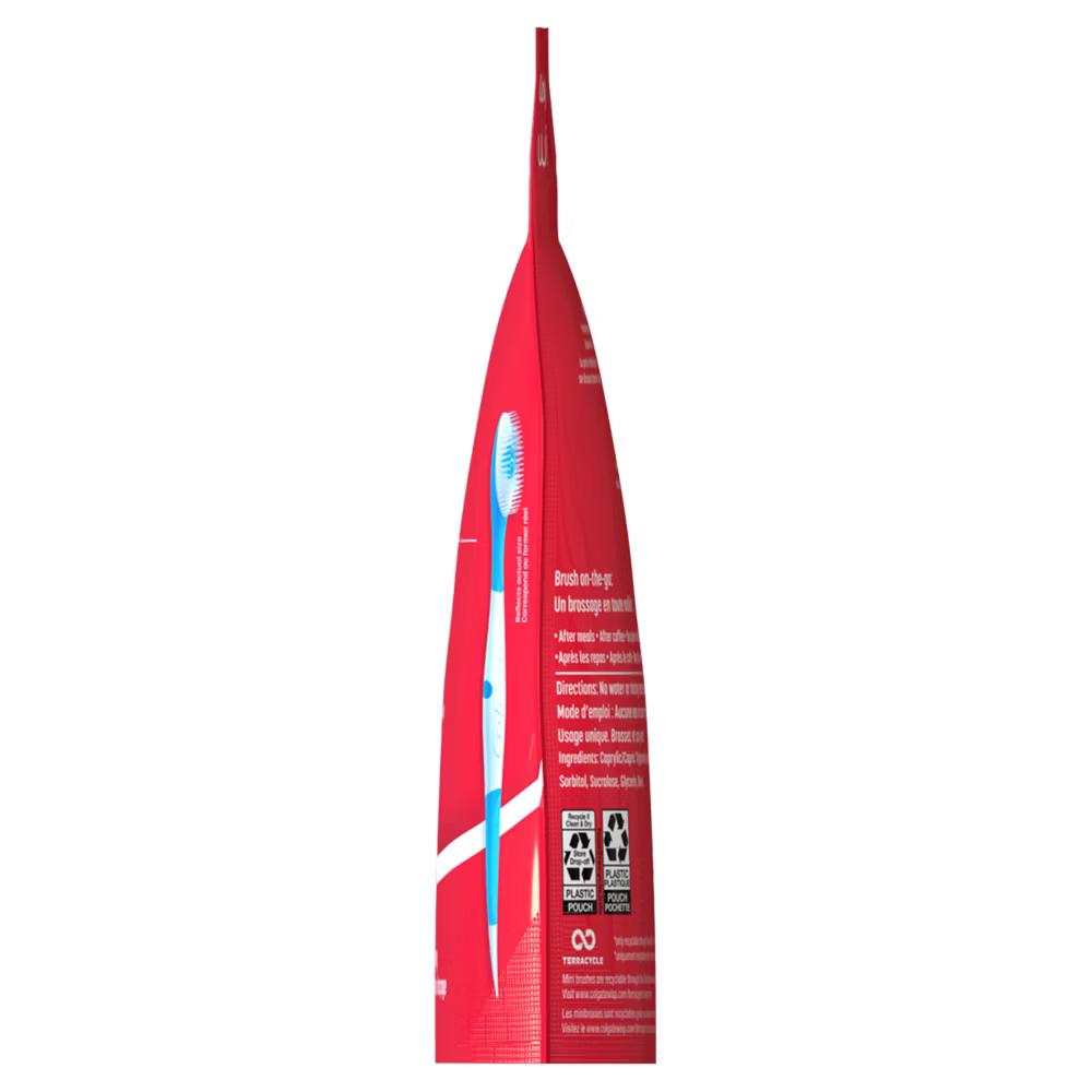Max Fresh Wisp Disposable Travel Toothbrushes - Mini - Peppermint - Trial Size -24ct - Image 14