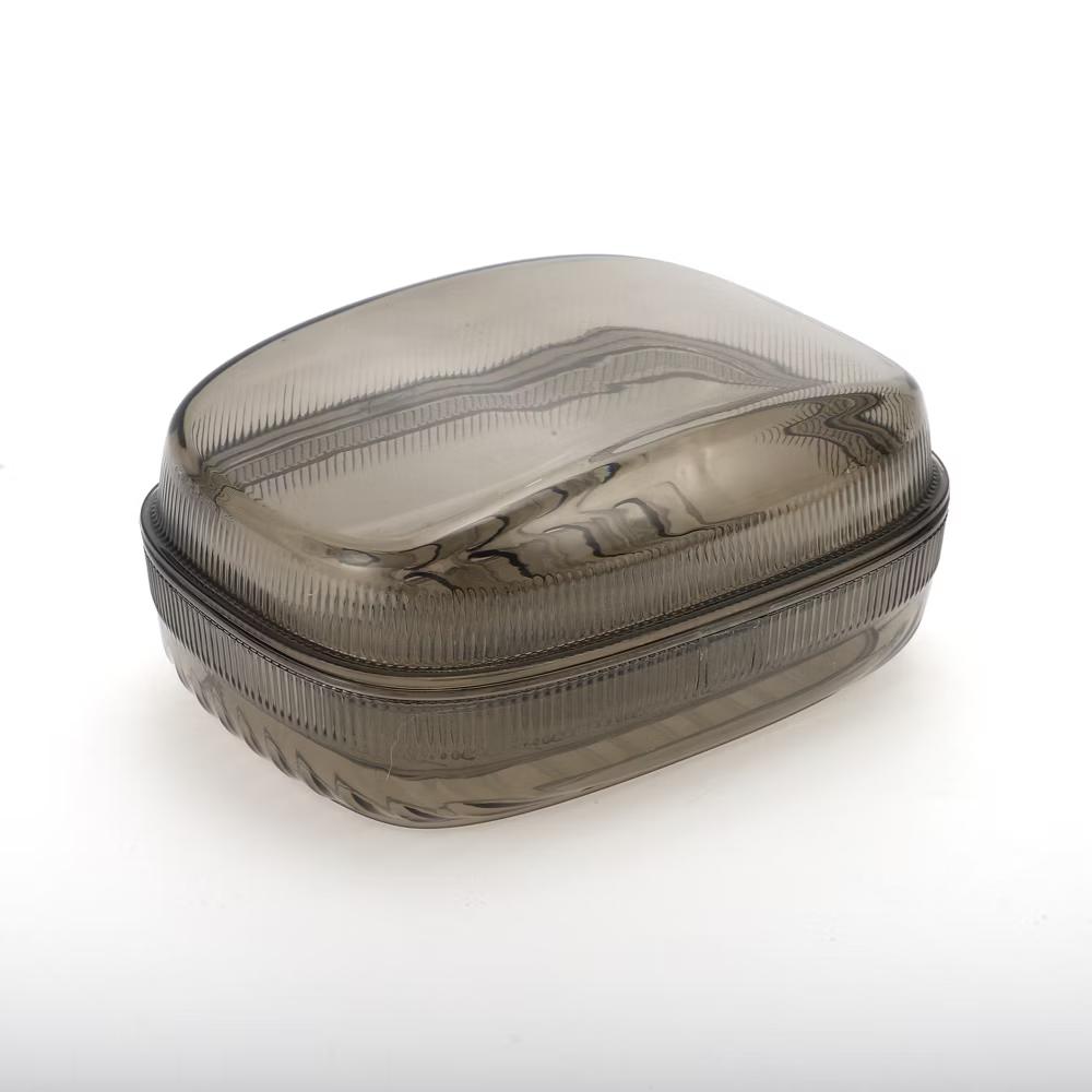 Double Layer Soap Dish with Cover 5.51"x4.13"x2.52" 1 Pc - Image 7