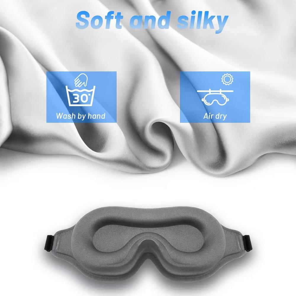 Albatross Health Sleep Eye Mask for Men and Women, Ideal for Lash Extensions, Travel Blackout Night Blindfold with Adjustable Strap - Image 18