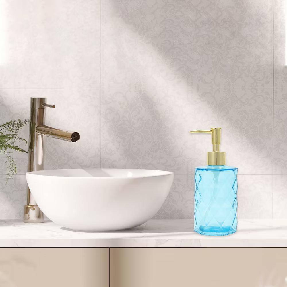 Reusable Diamond-shaped Soap Dispenser 11.16oz 1 Pc - Image 6