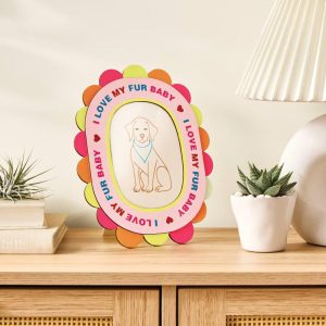 Pets Craft 4x6 Wood Frame Painting Activity Kit