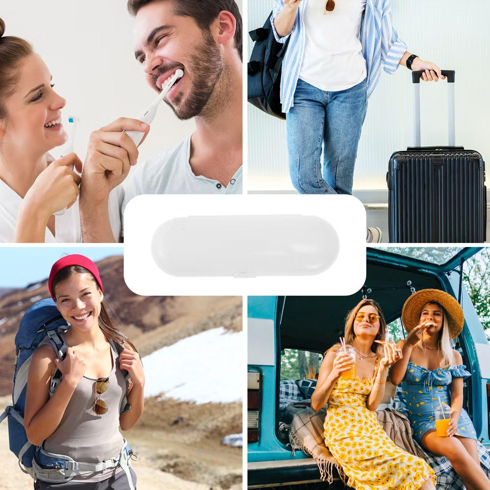 Glossy Electric Toothbrush Travel Case for Philips for Sonicare for Pro for iO and Other Electric Toothbrush White - Image 3
