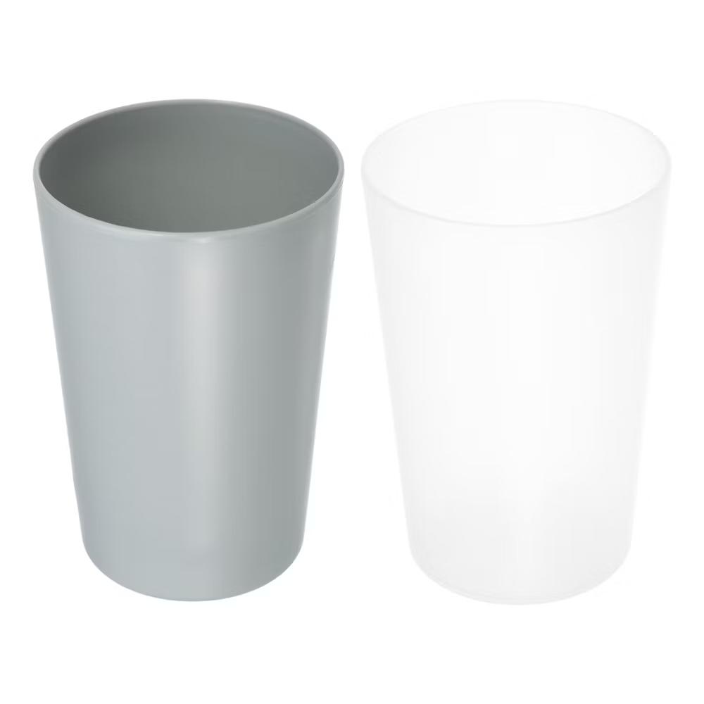 Bathroom Toothbrush Cup PP Cups for Bathroom Kitchen 4.92''x3.03'' 2 Pcs - Image 6