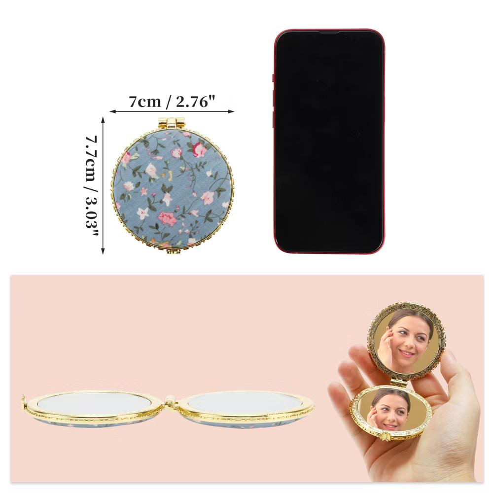 Compact Portable Round Mini Mirror for Purse 1 Pc - Image 9