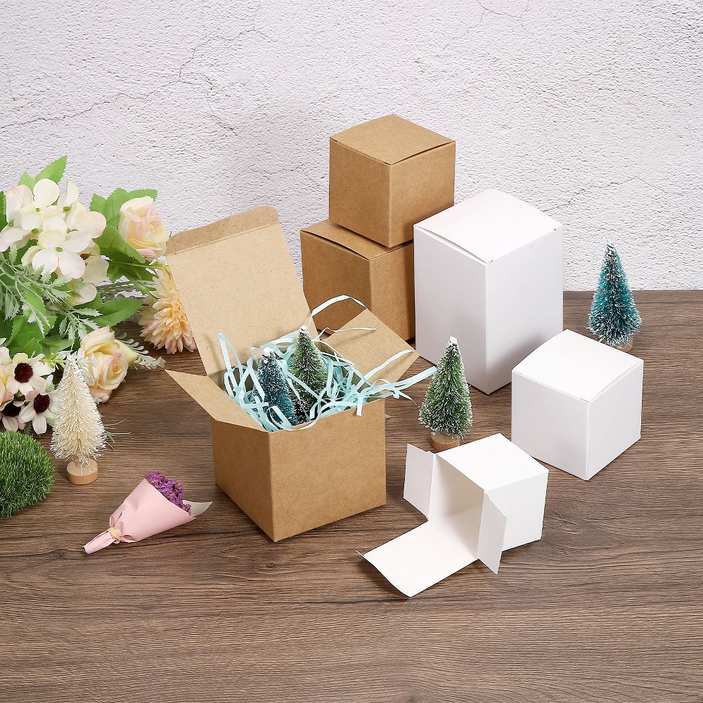Recycled Corrugated Paper Craft DIY Gift Boxes 15 Pcs - Image 5