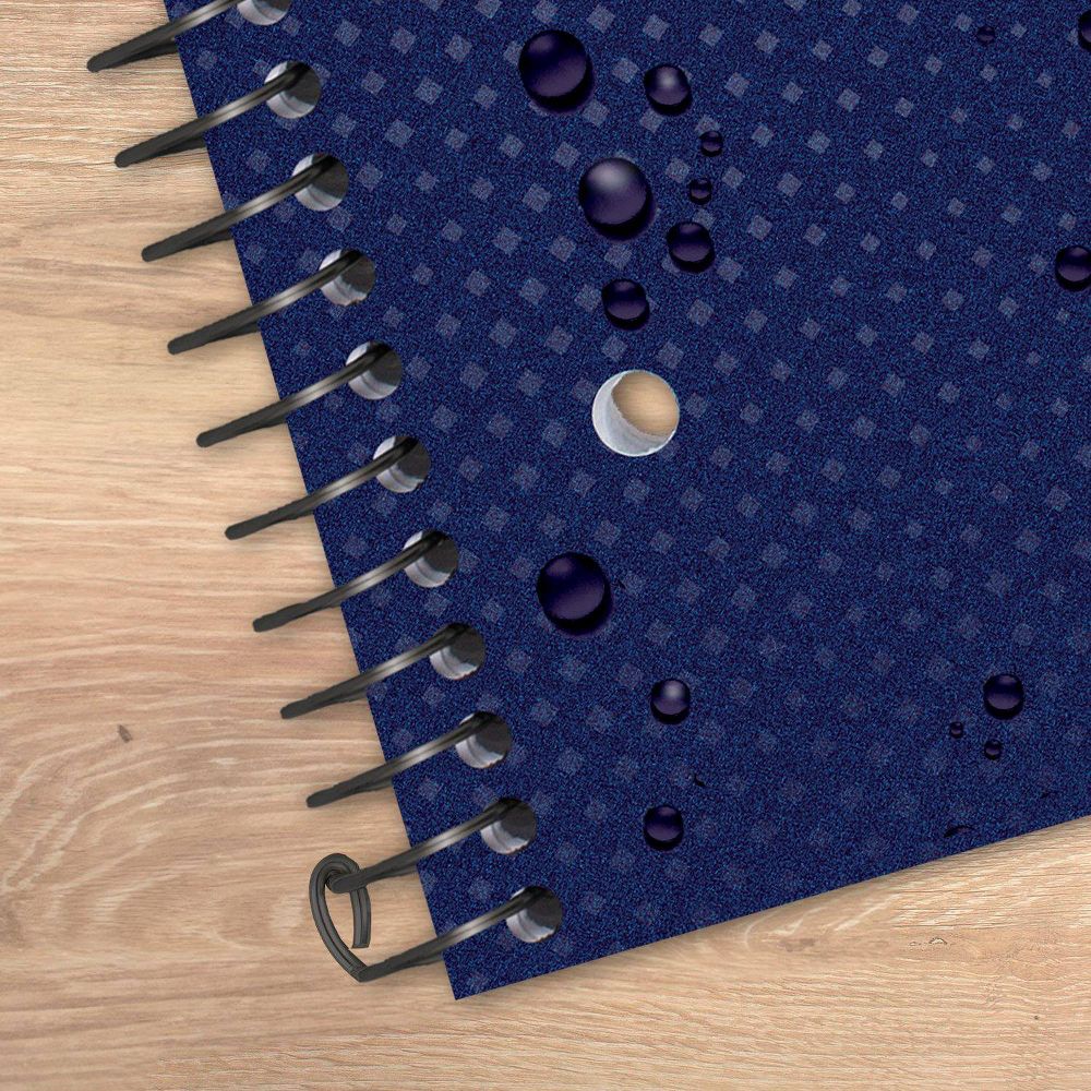 Five Star 8.5"x11" Active College Ruled Notebook 80 Pages Blue - Image 3