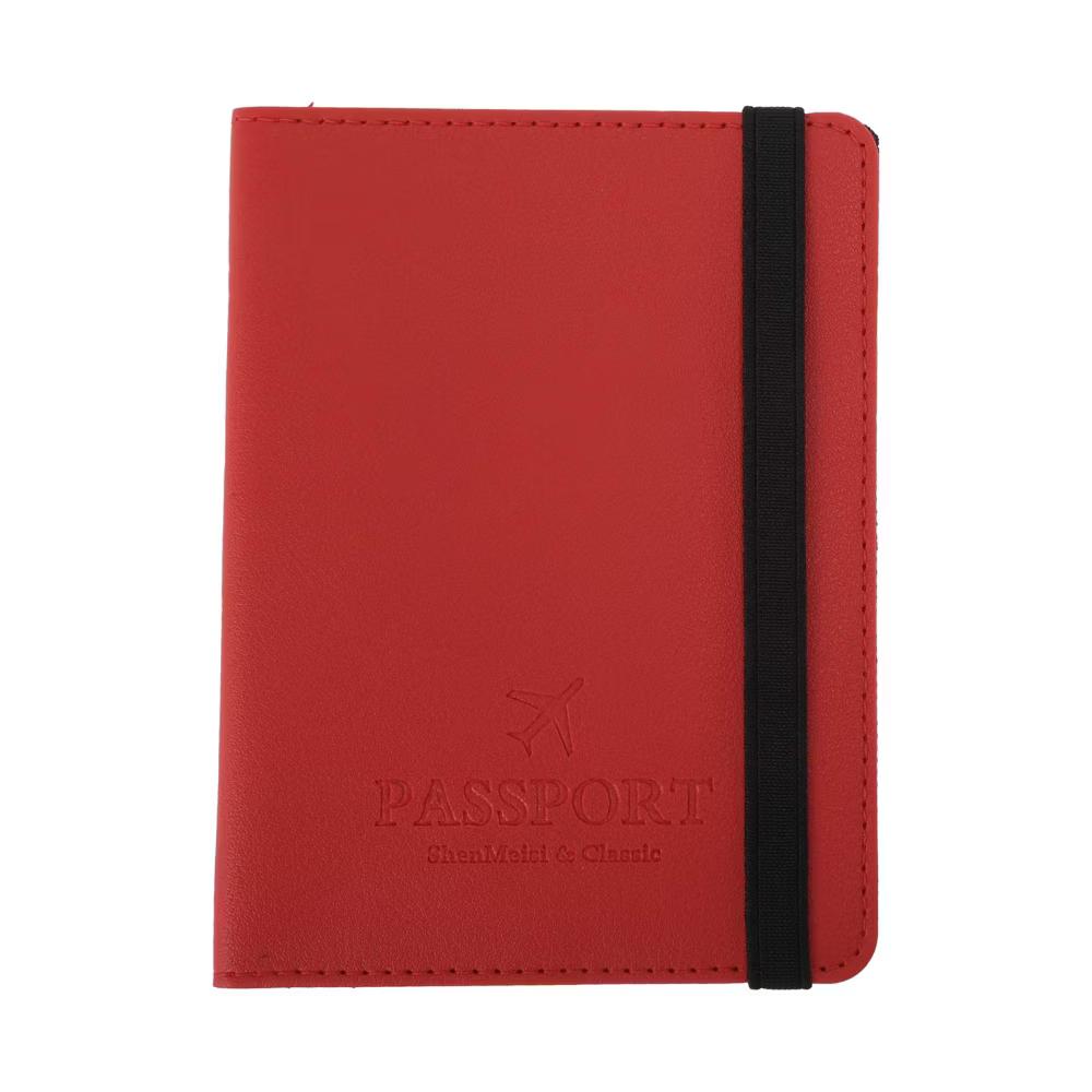 Simple Elastic Strap Passport Holder 1 Pc - Image 41