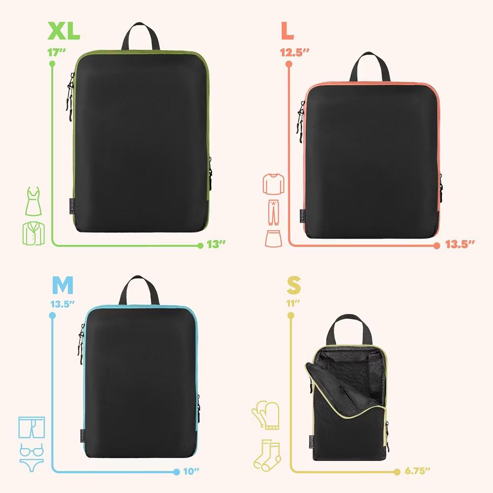 Blissford Compression Packing Cubes Travel, 4 Set - Image 6