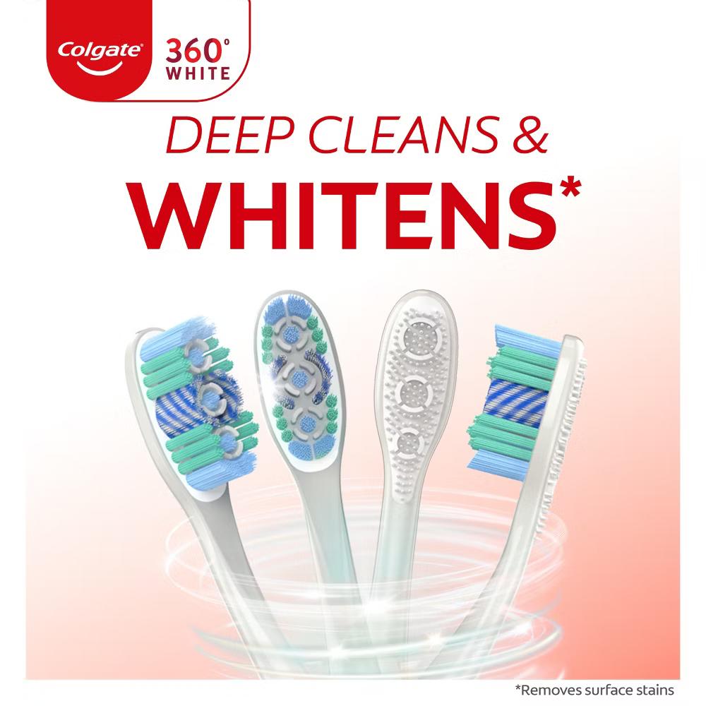 360 Optic White Whitening Manual Toothbrush - Soft - Image 17