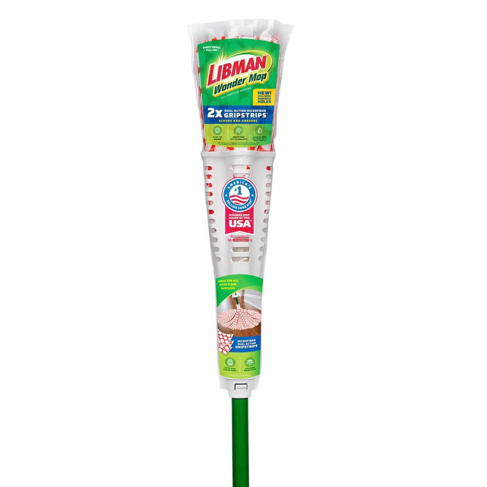 Libman Wonder Mop: Steel Handle, Microfiber, Non-Abrasive, For Multi-Surface Use - Image 9