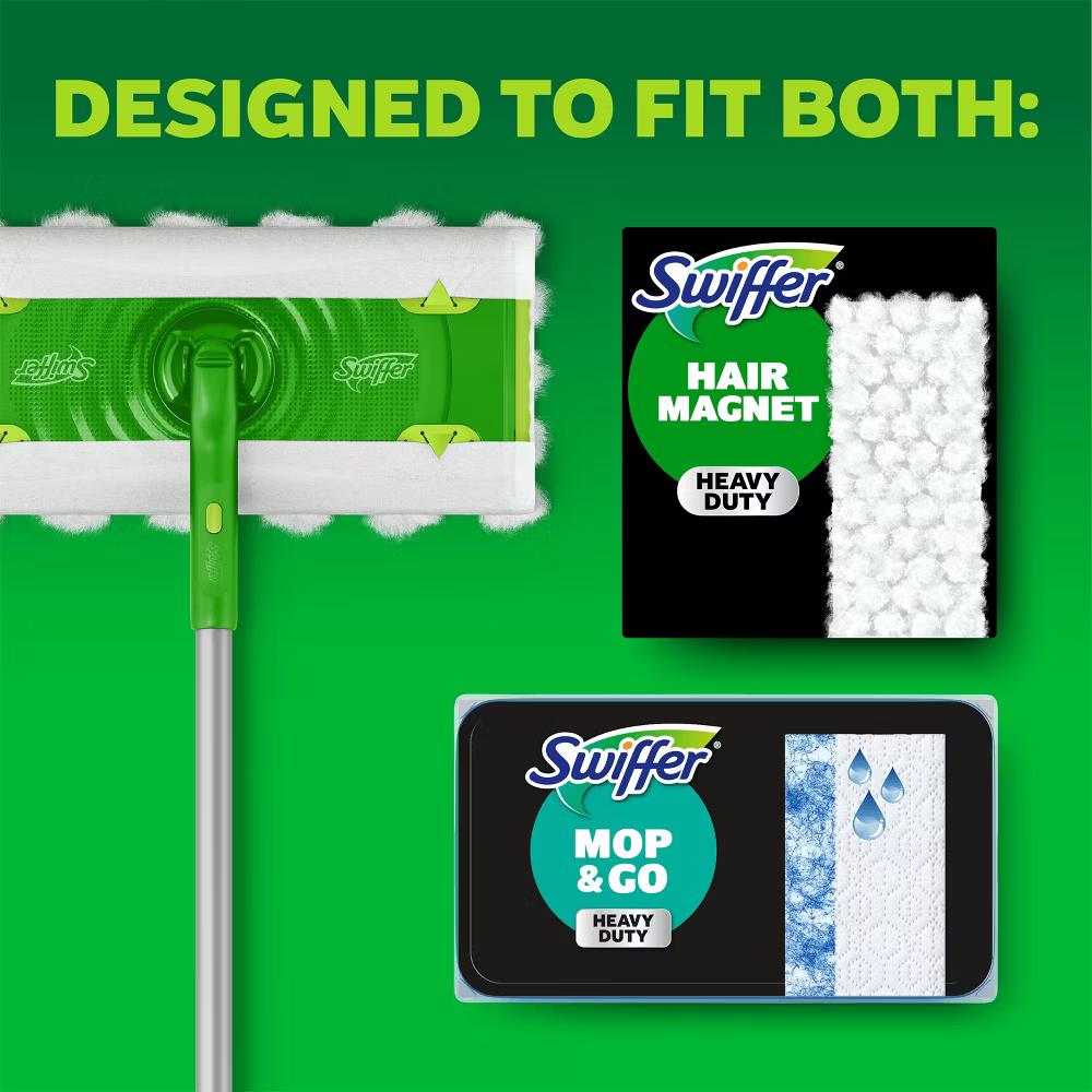 Swiffer Unscented Sweeper Hair Magnet Deluxe Starter Kit Floor Cleaners - 9pc - Image 16