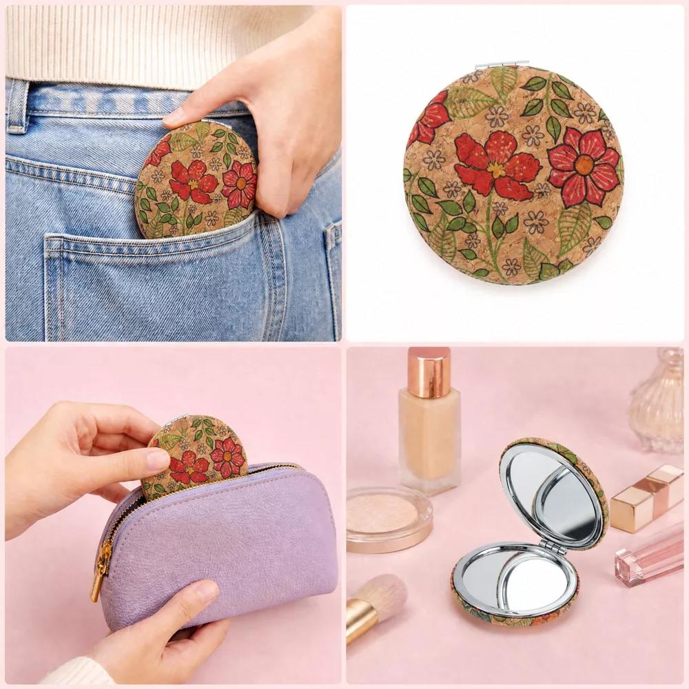 Folding Magnetic Double-Sided Round Makeup Mirror 1 Pc - Image 13