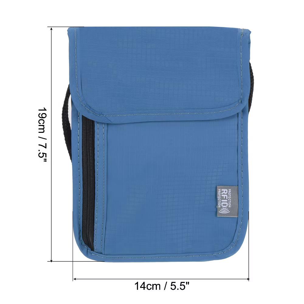 Waterproof Passport Holder Neck Wallet for Women Men - Image 8