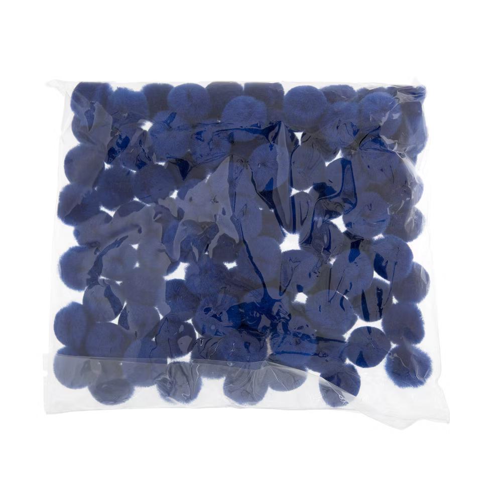 0.75in Royal Blue Pom Poms for Crafts DIY Art Creative, 100pcs - Image 3