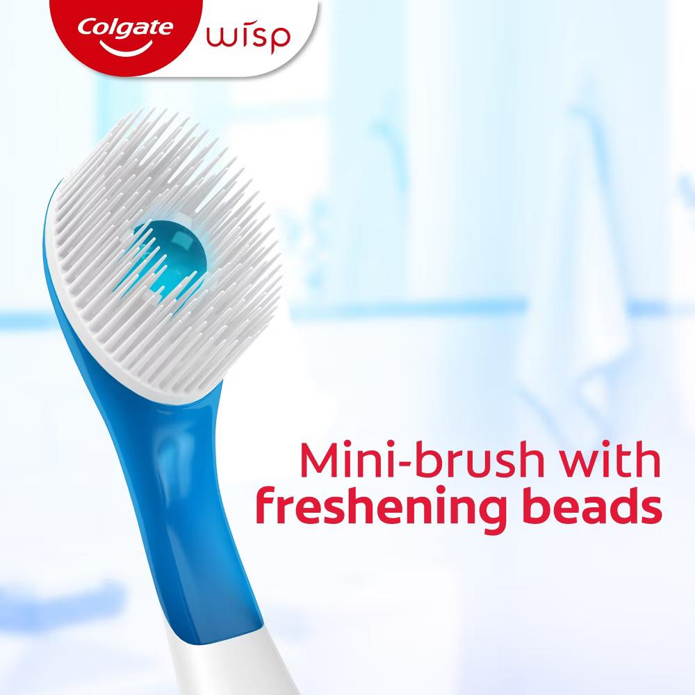 Max Fresh Wisp Disposable Travel Toothbrushes - Mini - Peppermint - Trial Size -24ct - Image 7