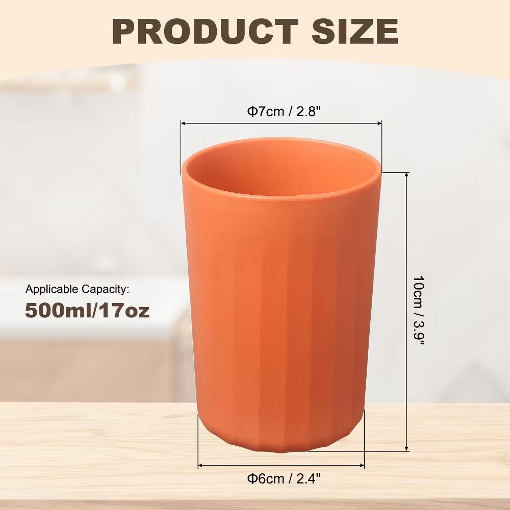 Reusable Plastic Practical Gift Bathroom Toothbrush Glasses 2.8 2.8 3.9 Inch - Image 9