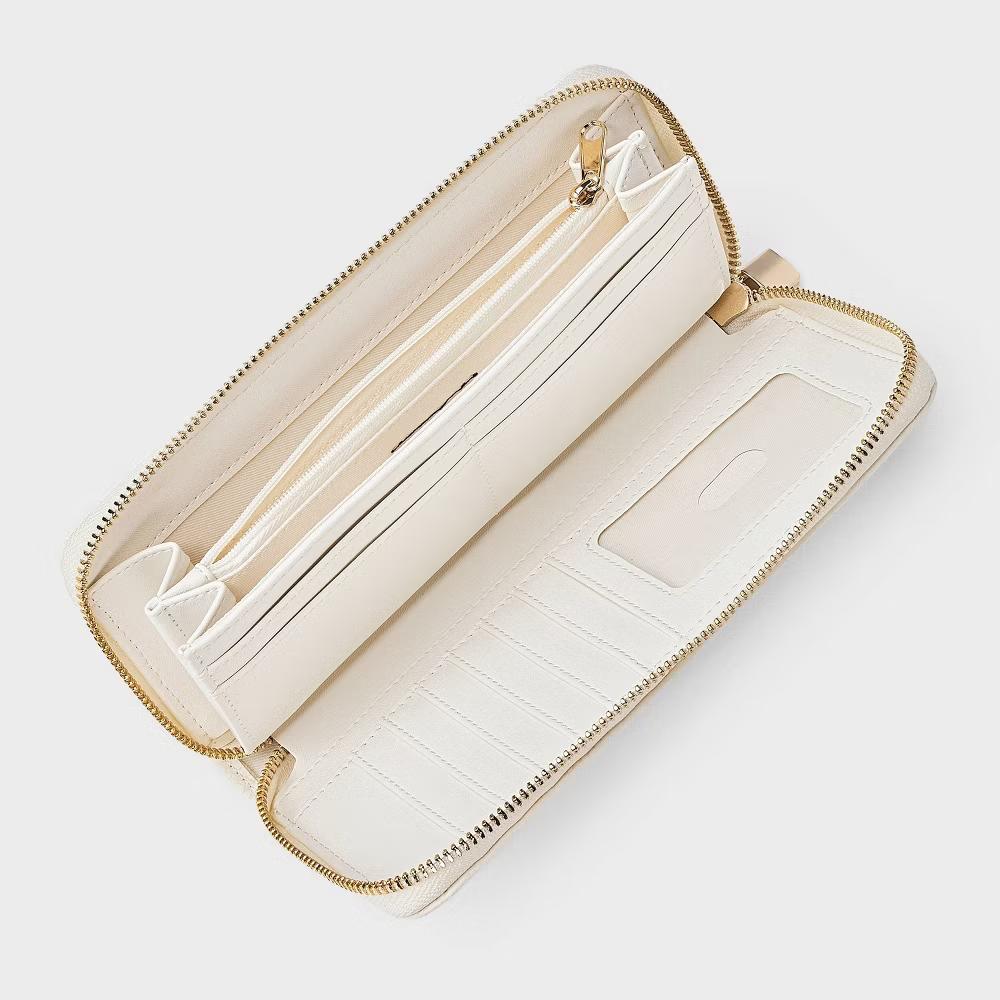 Large Zip Wallet with Charm - Image 15