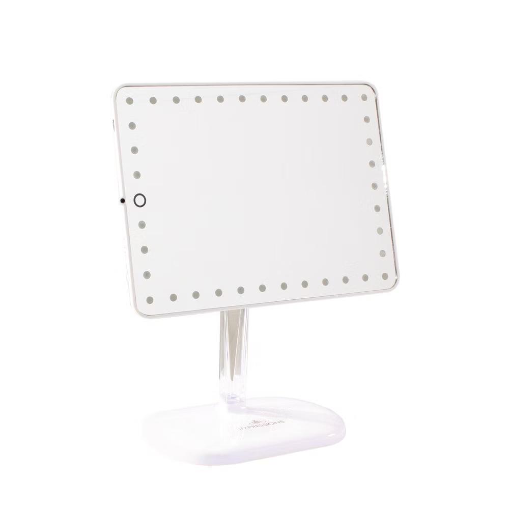 Impressions Vanity Touch Pro LED Makeup Mirror with Bluetooth Audio+Speakerphone & USB Charger - Image 9