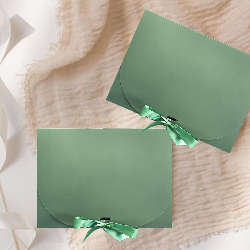 10 Pack Sage Green Bridesmaid Proposal Gift Boxes with Lids and Ribbons Durable Paper for Wedding Birthday Party Christmas - Image 5