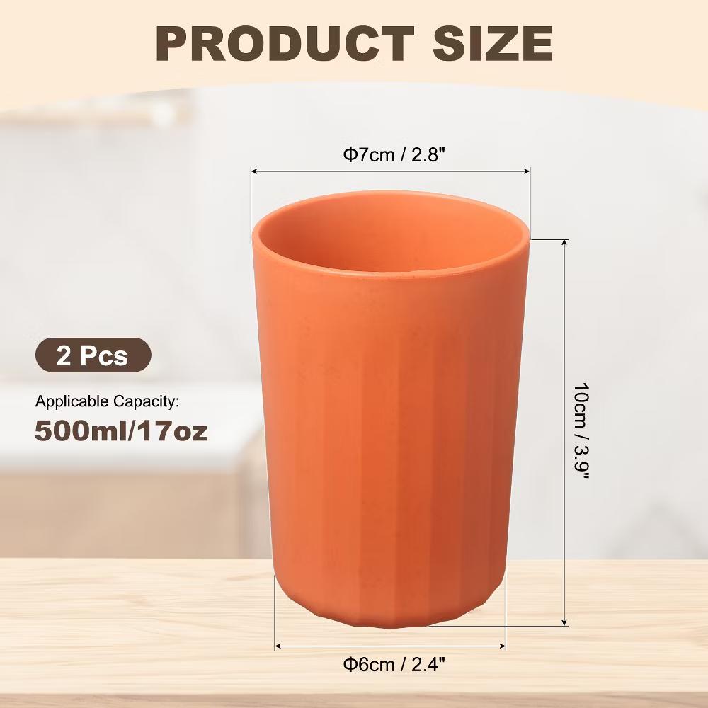 Reusable Plastic Practical Gift Bathroom Toothbrush Glasses 2.8 2.8 3.9 Inch - Image 18