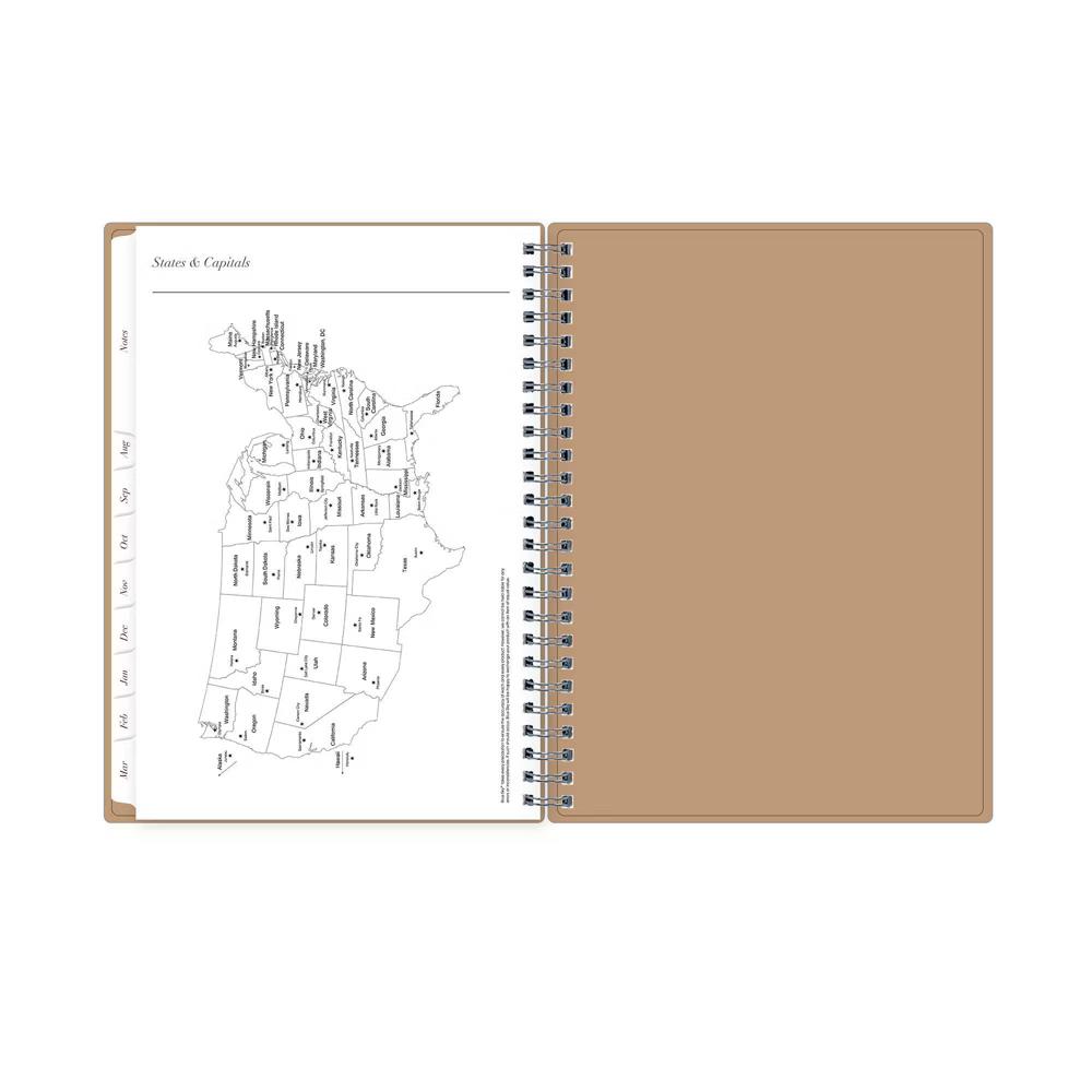 Blue Sky 5.875"x8.625" 2026-2027 Planner Notes BS Solid Sand Weekly/Monthly 15 Months Safety Wirebound - Image 5