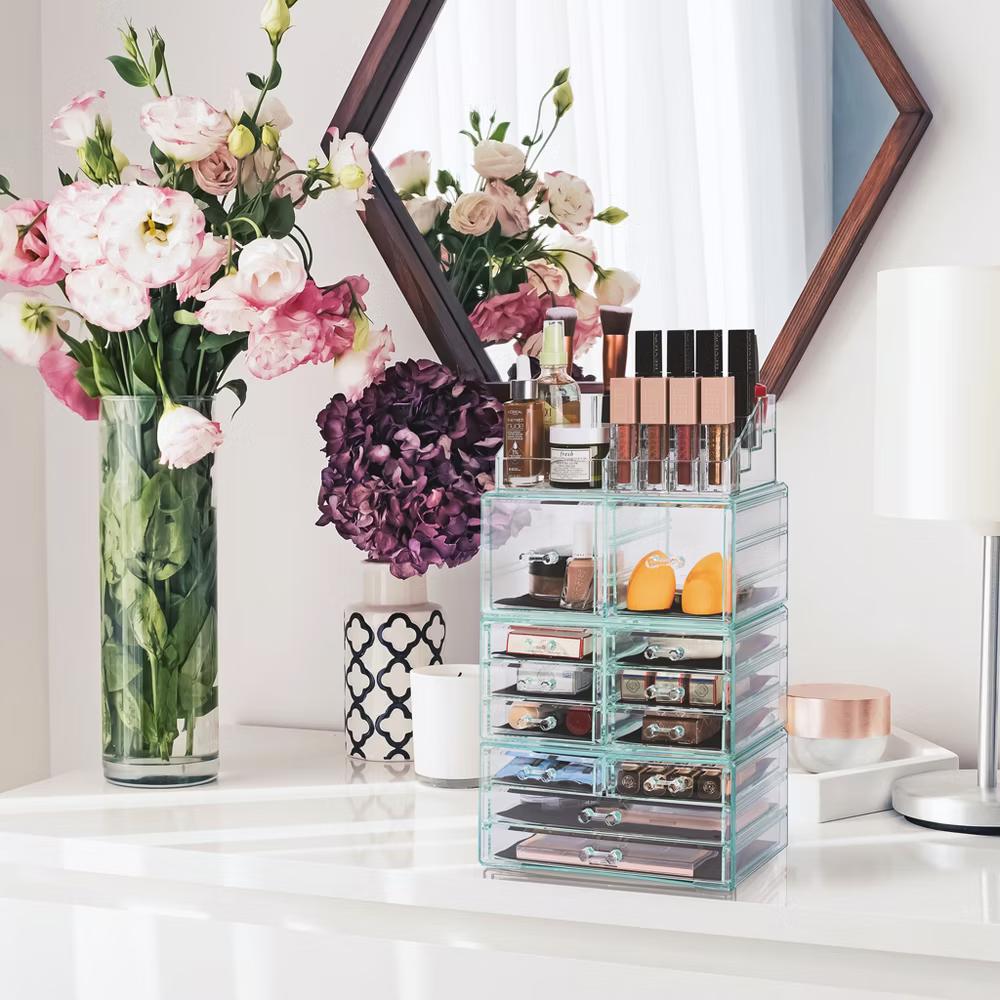 Large Makeup Organizer Case - 4 Piece Set (12 Drawers) - Image 31