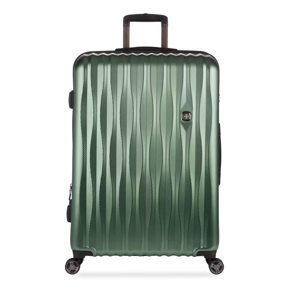 Energie Hardside Large Checked Spinner Wheels Suitcase - Image 32