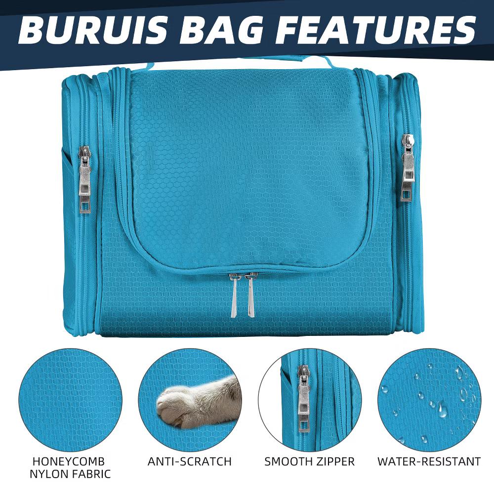 Large Capacity Toiletry Bag for Women and Men, Hanging Toiletry Organizer Cosmetics Makeup Bag - Image 26