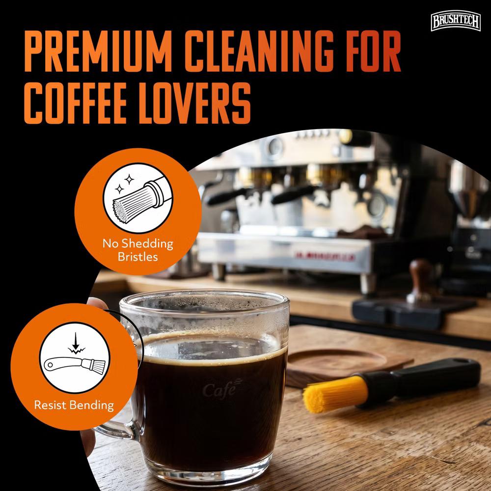 Brushtech Coffee Grinder Dusting Brush - Image 4