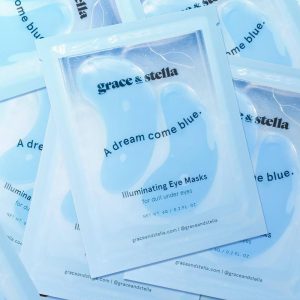Grace & Stella Illuminating Under Eye Mask - Blue