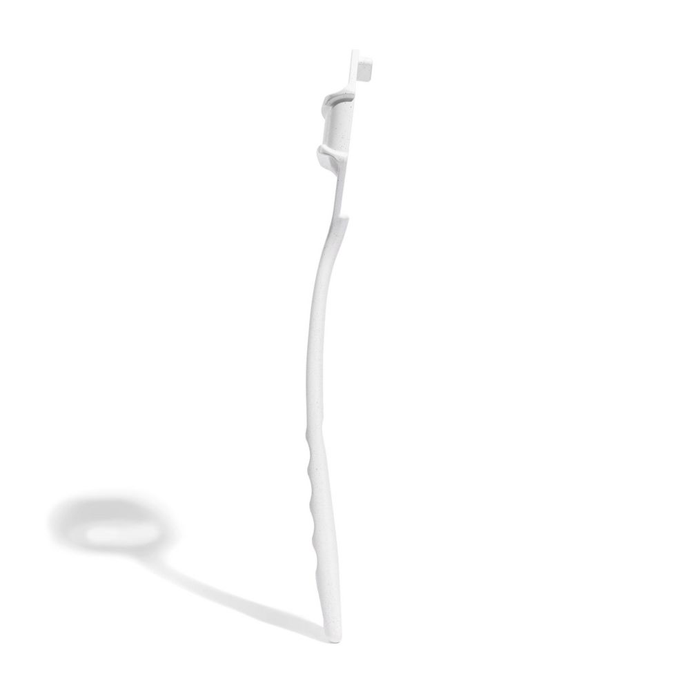 Extender Handle, Back Scrubber Attachment for Silicone Body Scrubber, Shower Scrubber for Body, Long Handled Scrub Brush, Back Brush, White - Image 3