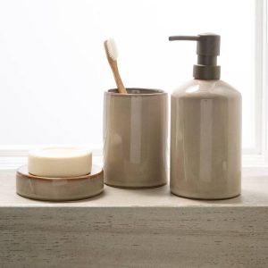 Aaron Ceramic Bathroom Tumbler