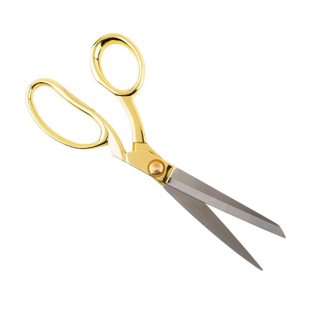 8" Scissors Gold - Essentials: Metal Office & Desk Supplies, Non-Powered Tools, 0.375 lbs - Image 3