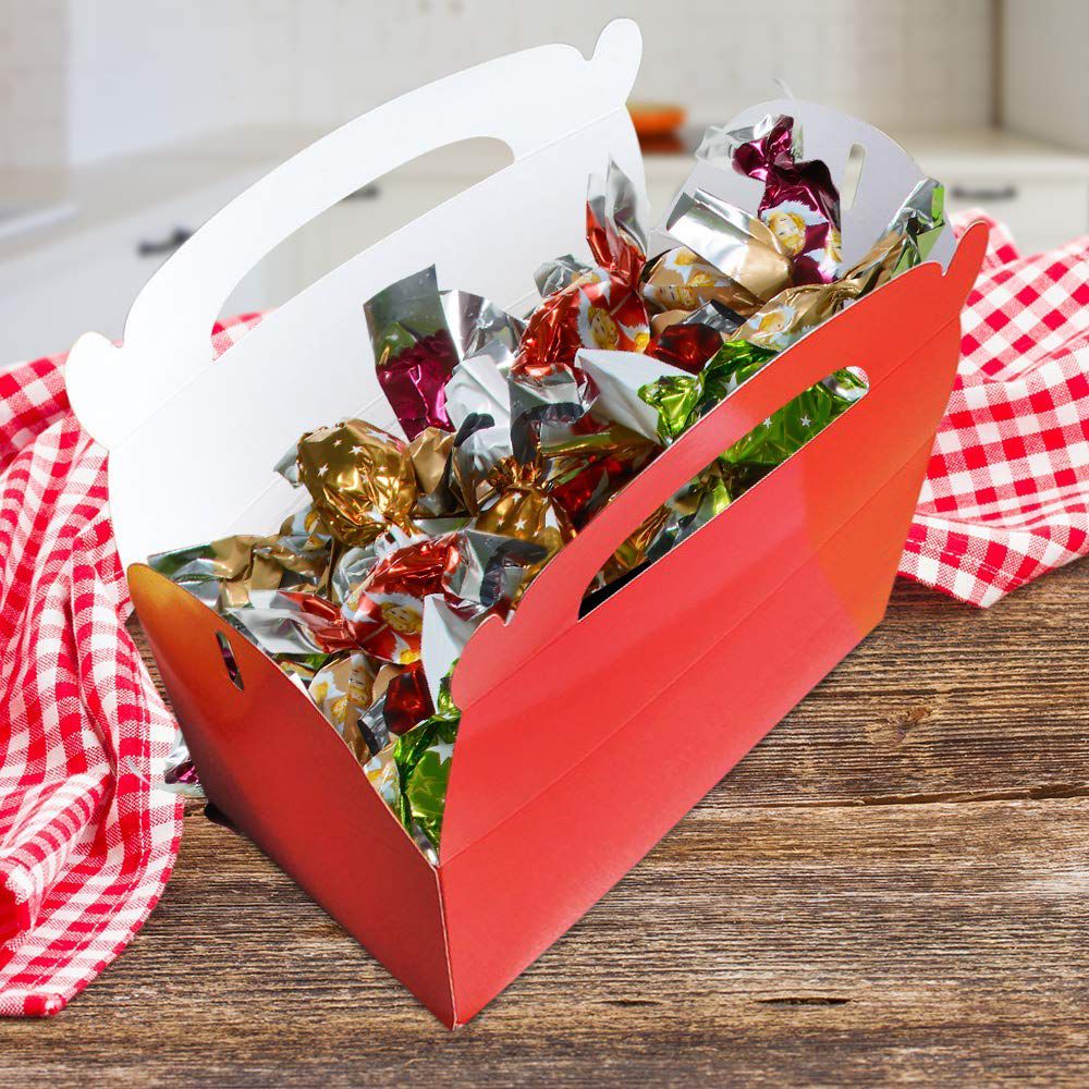 ArtCreativity Red Treat Boxes for Candy, Cookies and Party Favors (Pack of 12) - Image 3
