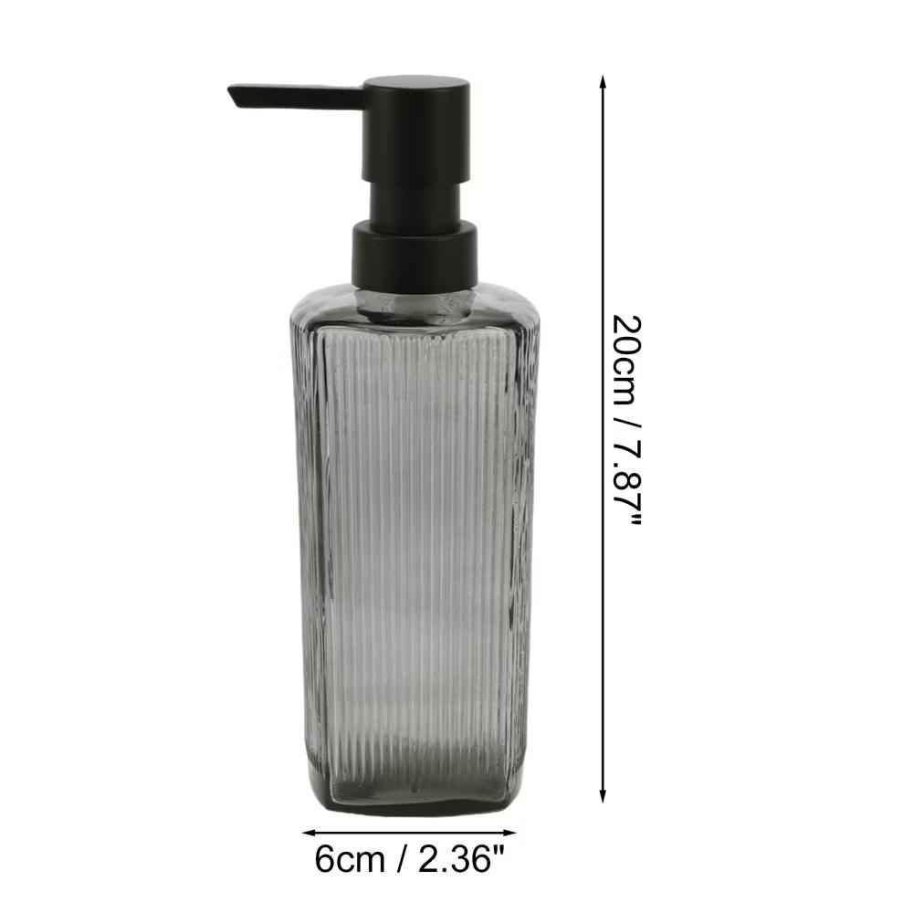 Classic Vertical Lines Soap Pump Dispenser for Bathroom 350ml 1 Pc - Image 22