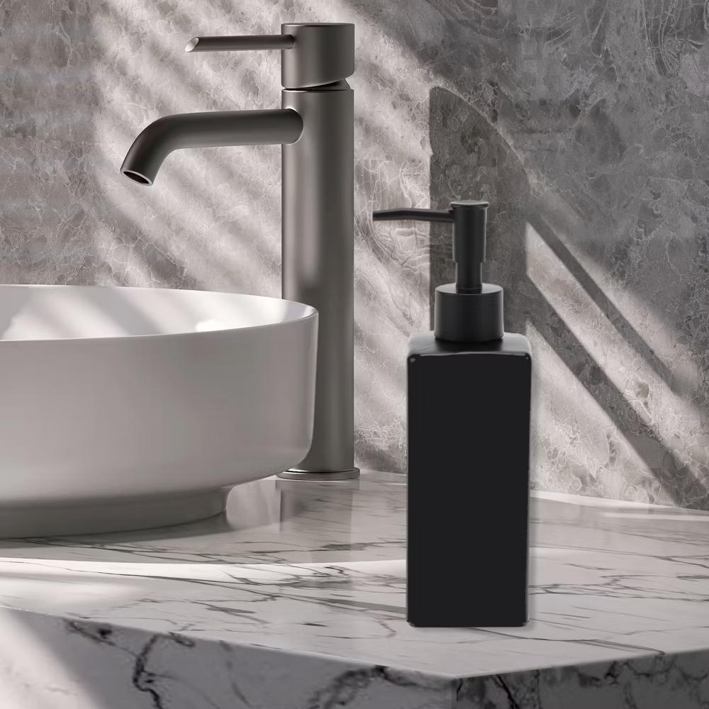 Elegant Square Soap Pump Dispenser for Laundry Rooms 350ml 1 Pc - Image 6