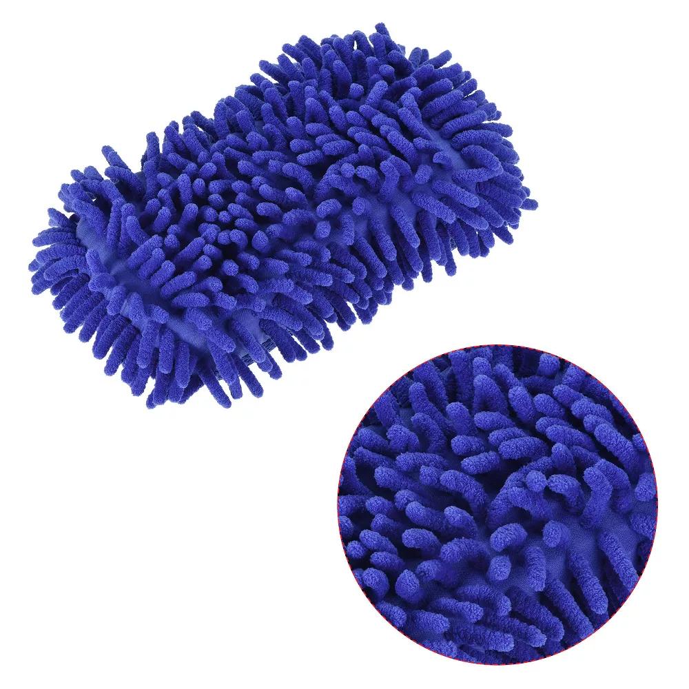 Microfiber Chenille Wash Gloves Washing Sponge Mitten Dry Duster for Daily Cleaning - Image 3